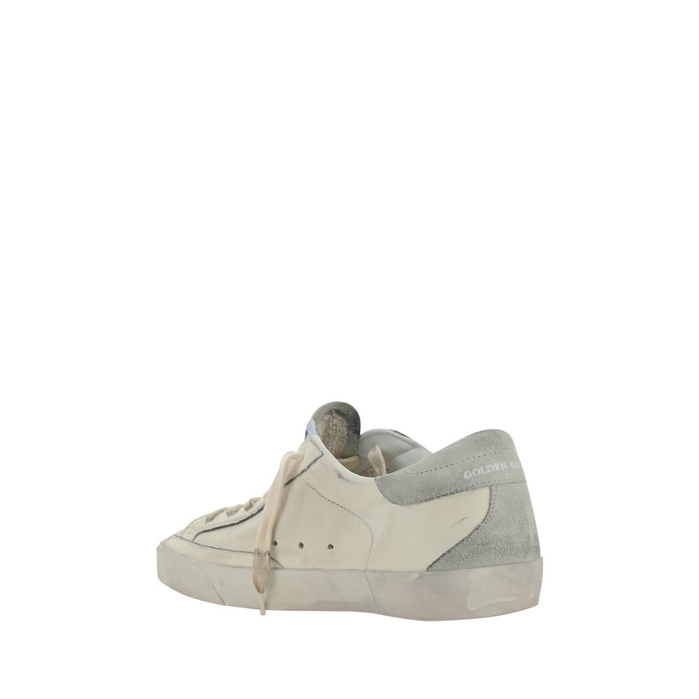 Baskets Golden Goose en chèvre blanc