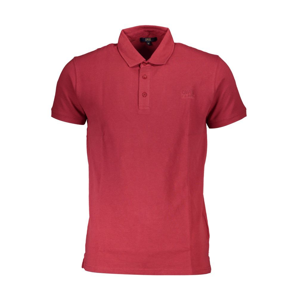 Polo en coton rouge Cavalli Class