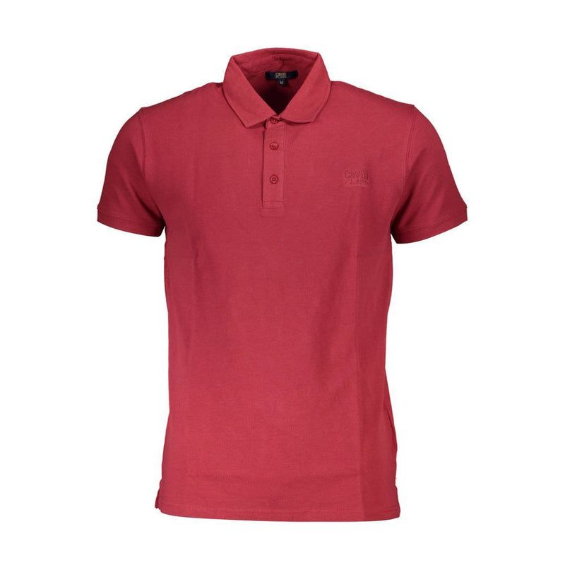 Polo en coton rouge Cavalli Class