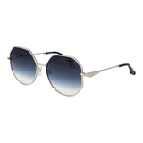 Trussardi Silver Metal Sunglasses - Unisex Rectangle Style
