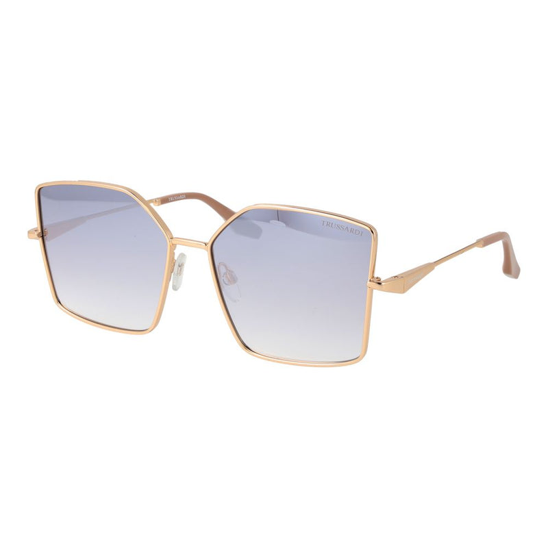Trussardi Gold Metal Sunglasses for Women - Luxurious Style & Protection