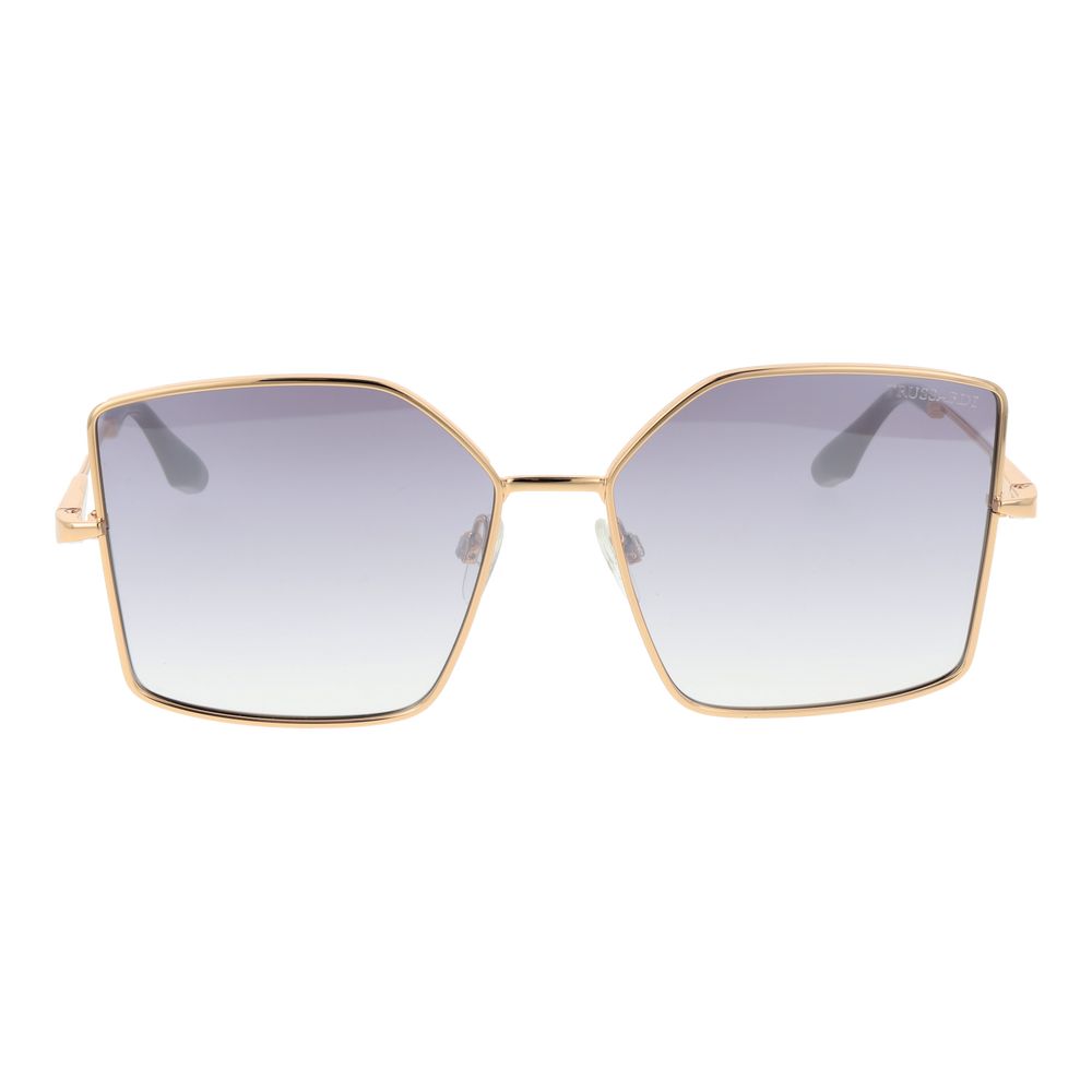 Trussardi Gold Metal Sunglasses for Women - Luxurious Style & Protection