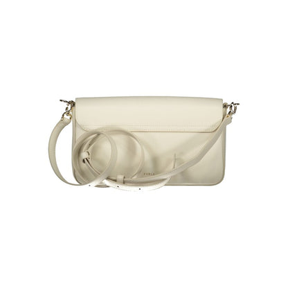 Furla Bianco Leather Women Handbag