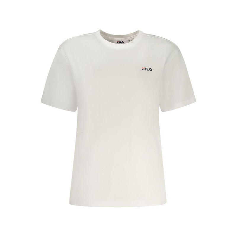 Fila Bianco Cotton Women T-Shirt - Stylish & Comfortable