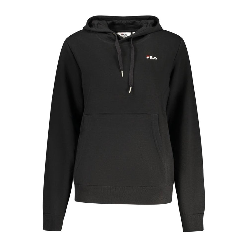 Fila Lierna Black Cotton Women Hoodie