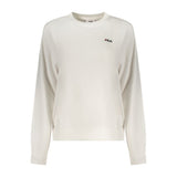 Fila White Cotton Women Sweatshirt - Comfortable & Stylish