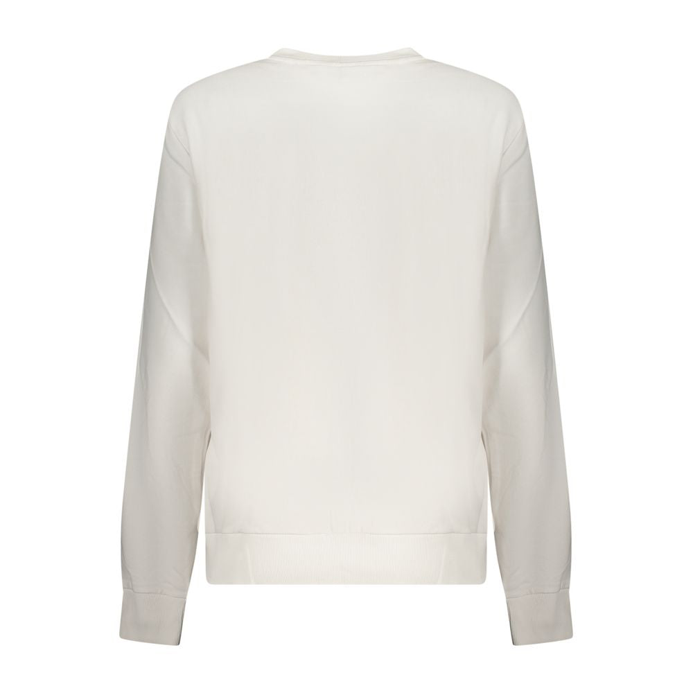 Fila White Cotton Women Sweatshirt - Comfortable & Stylish
