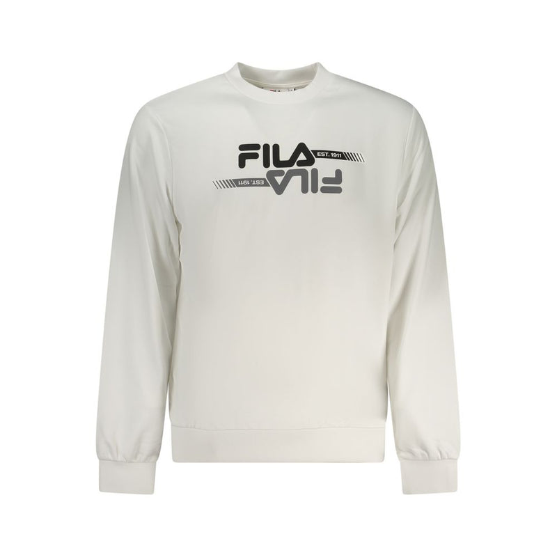 Fila Lierna White Polyester Men Sweatshirt