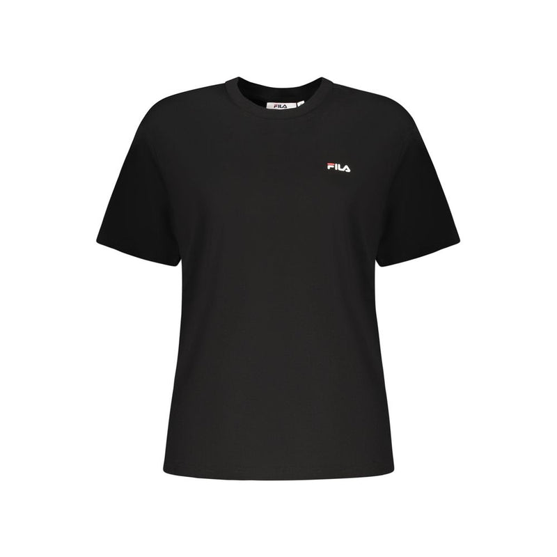T-shirt Fila Noir en Coton pour Femmes - Confort Élégant au Quotidien