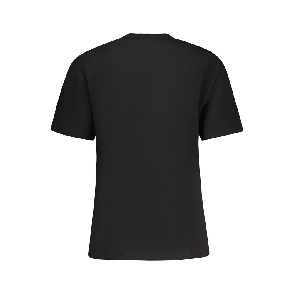 Fila Black Cotton Women T-Shirt - Comfortable and Stylish