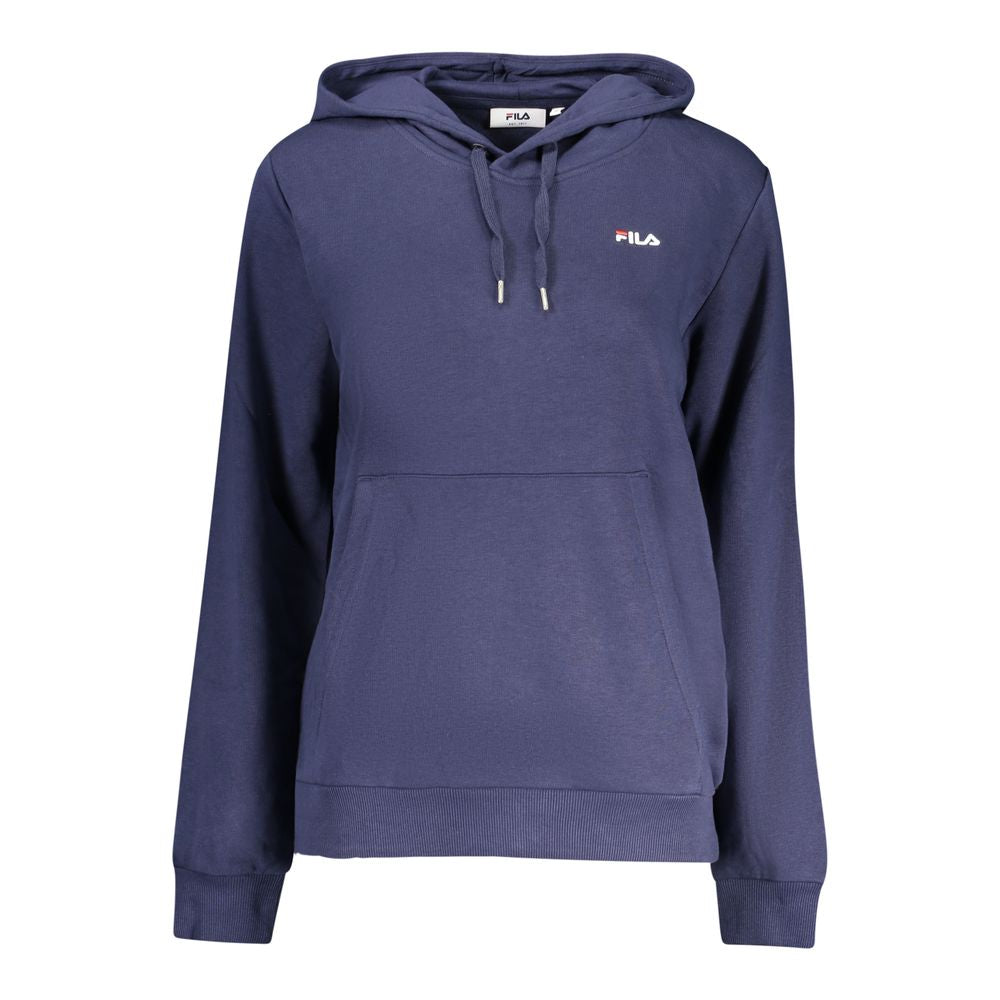Sweatshirt à capuche Fila Blue en coton pour femmes