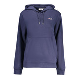 Sweatshirt à capuche Fila Blue en coton pour femmes