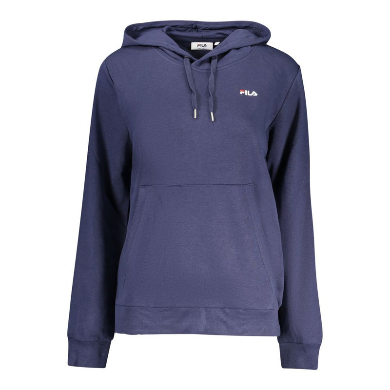 Sweatshirt à capuche Fila Blue en coton pour femmes