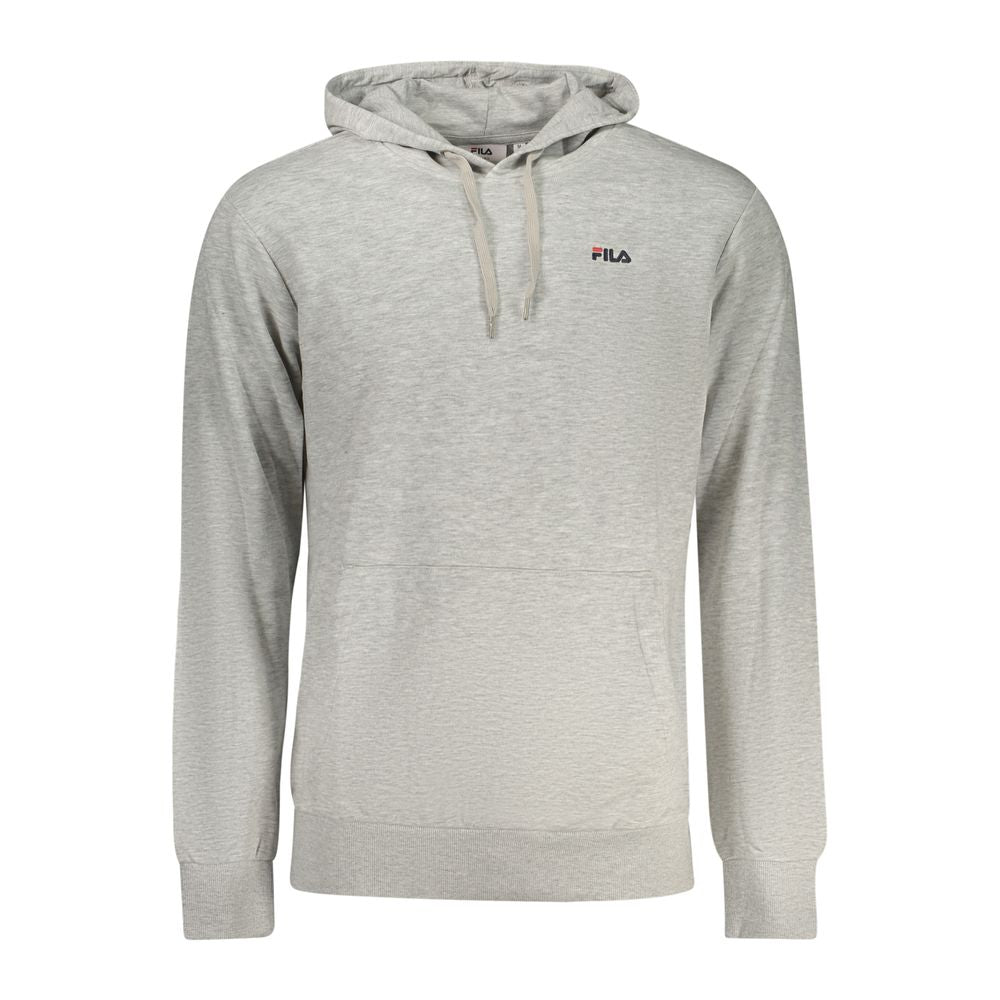 Fila Grigio Cotton Men's Hoodie - Streetwear Chic