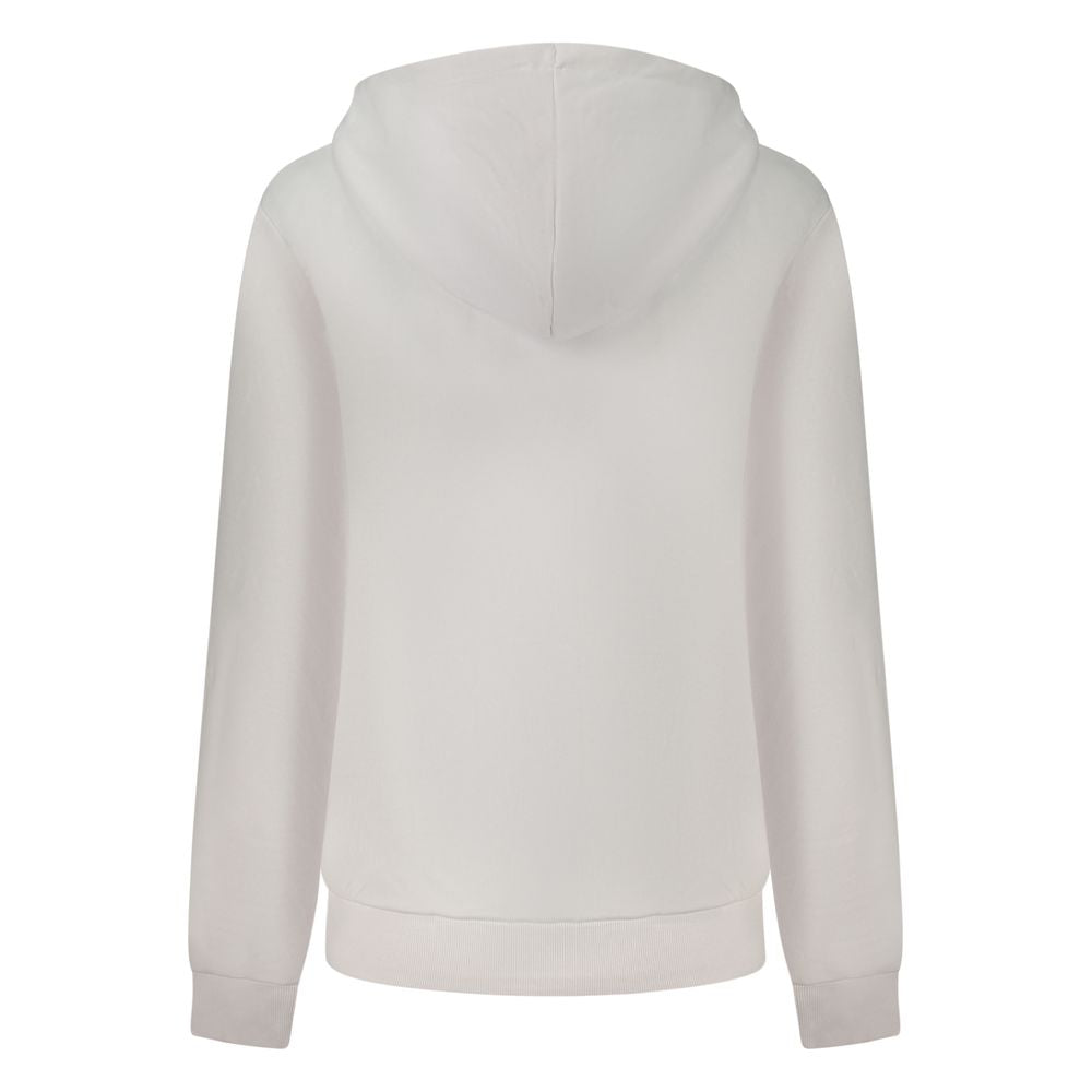 Fila White Cotton Women's Hoodie - Stylish & Comfortable