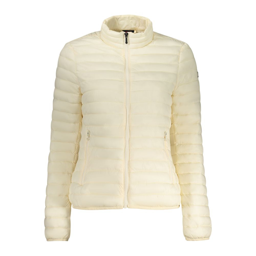 Norway 1963 White Nylon Women Jacket - Stylish Urban Outerwear