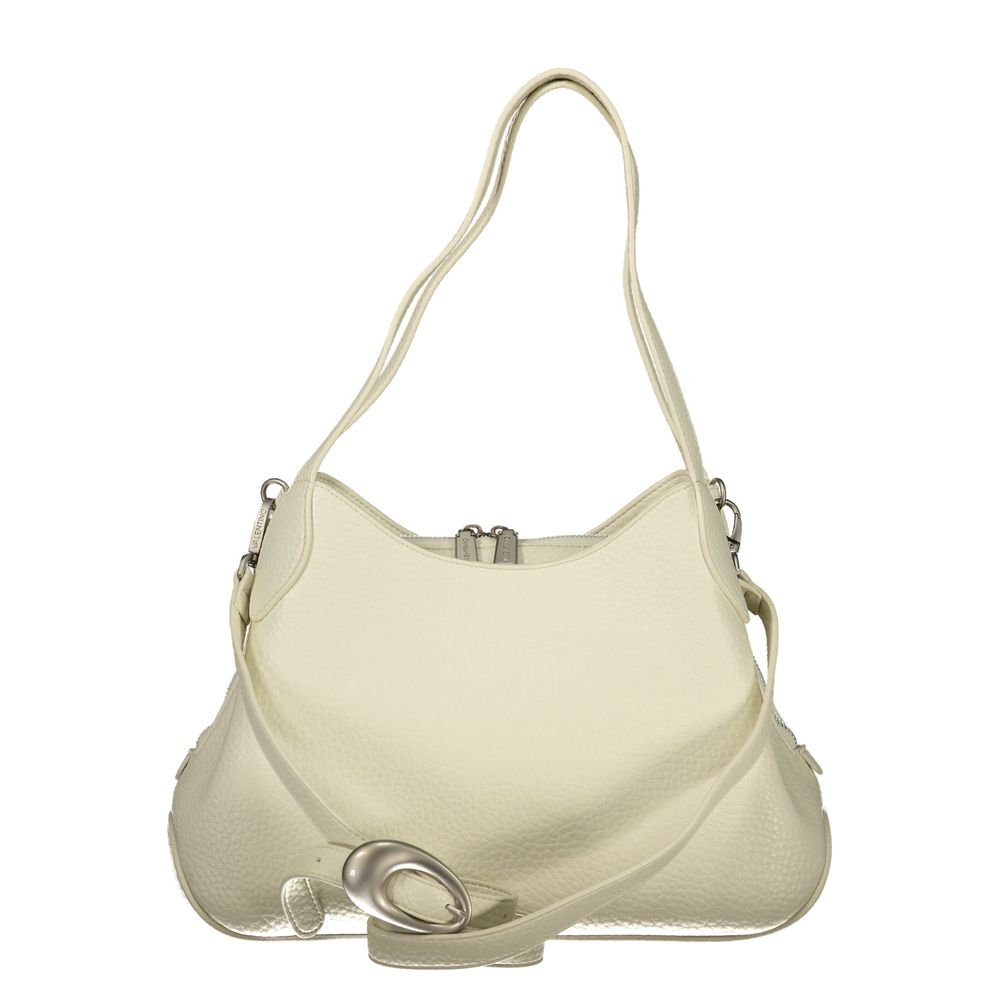 Mario Valentino Bianco Polyurethane Handbag for Women