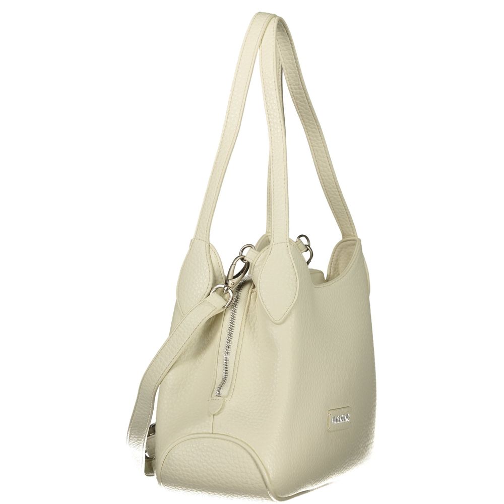 Mario Valentino Bianco Polyurethane Handbag for Women