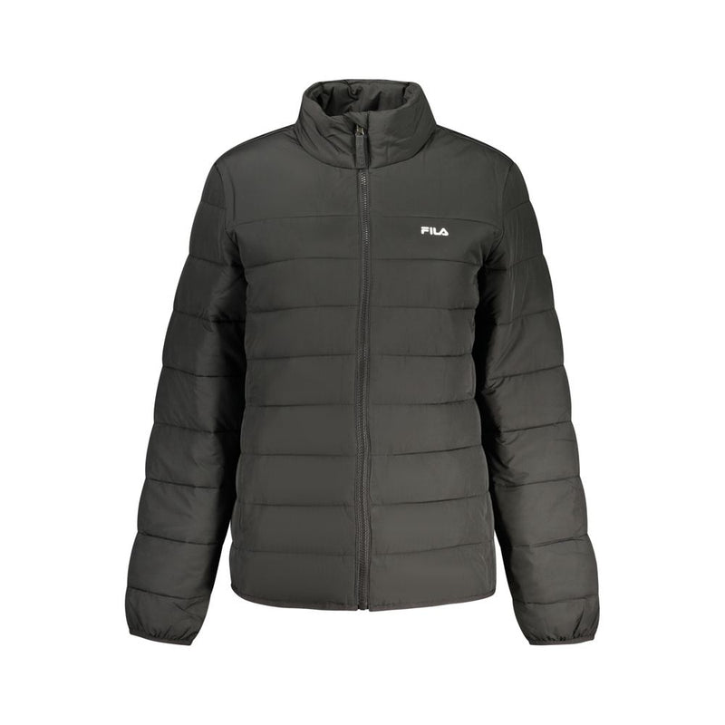 Veste Fila Femme en Polyester Noir - Élégante et Polyvalente
