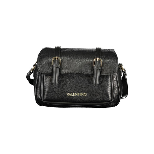Mario Valentino Nero Polyurethane Women's Shoulder Bag - Chic Tote