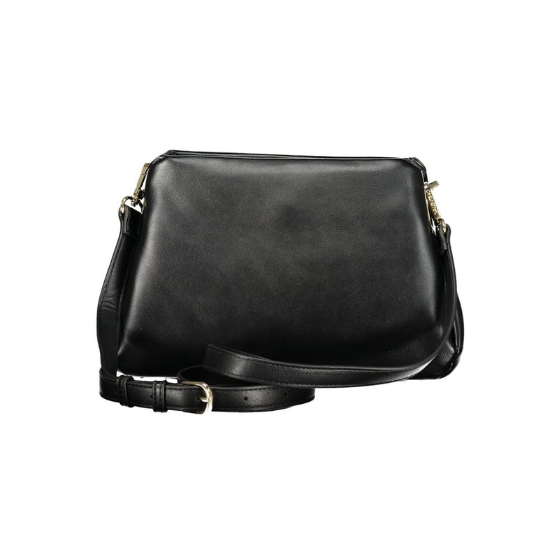 Mario Valentino Black Polyurethane Handbag for Women
