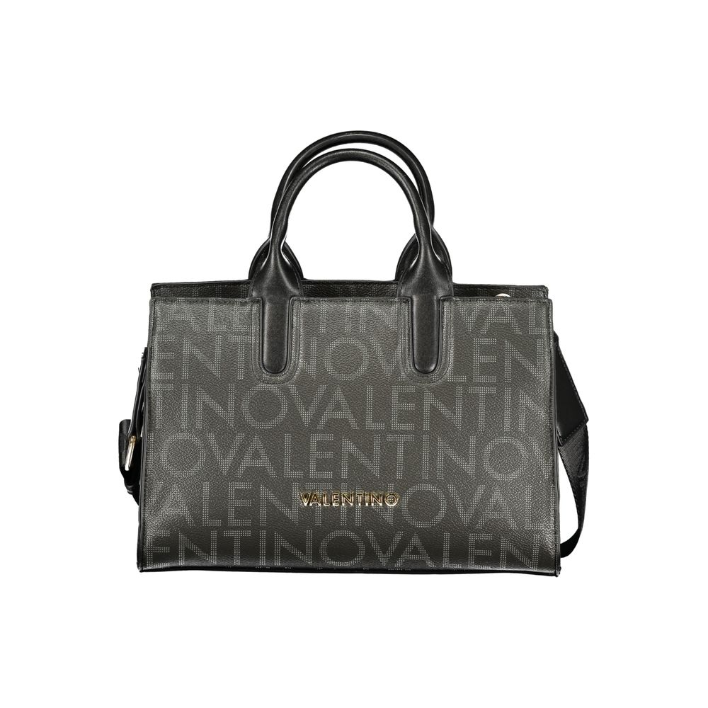 Mario Valentino Sac à main noir en polyuréthane pour femmes
