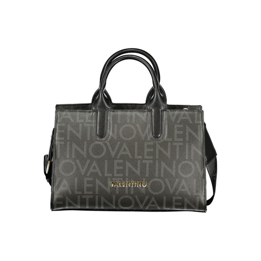 Mario Valentino Sac à main noir en polyuréthane pour femmes