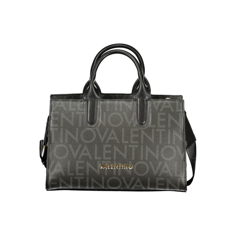 Mario Valentino Sac à main noir en polyuréthane pour femmes