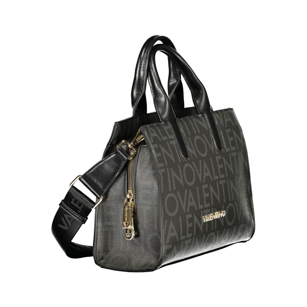 Mario Valentino Sac à main noir en polyuréthane pour femmes