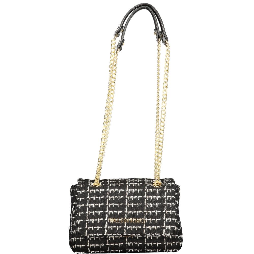 Mario Valentino Nero Polyurethane Women's Shoulder Bag