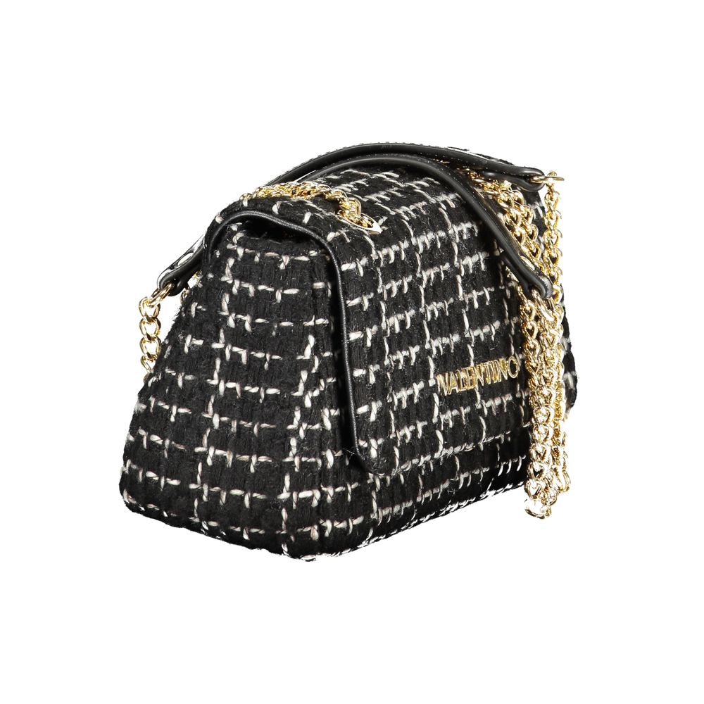 Mario Valentino Nero Polyurethane Women's Shoulder Bag