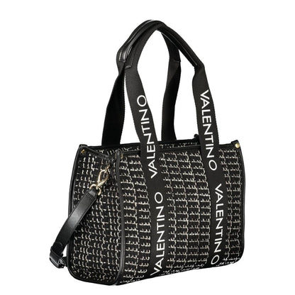 Mario Valentino Black Polyester Women Handbag