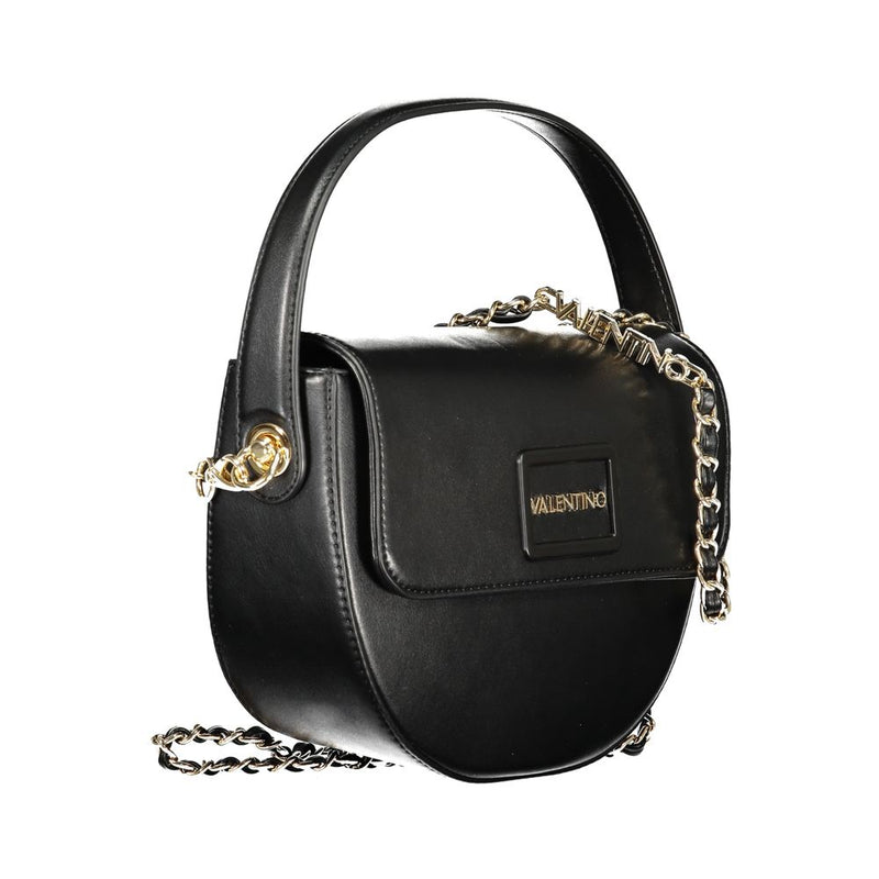 Mario Valentino Nero Poliuretano Women's Handbag - Élégance Audacieuse