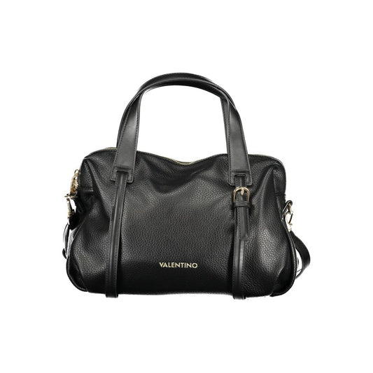 Mario Valentino Sac à main noir en polyuréthane pour femmes