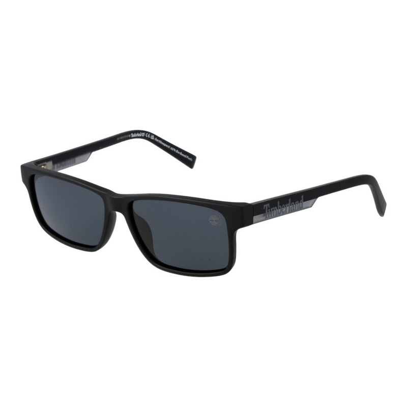 Lunettes de soleil en acier inoxydable noir Timberland - Style unisexe
