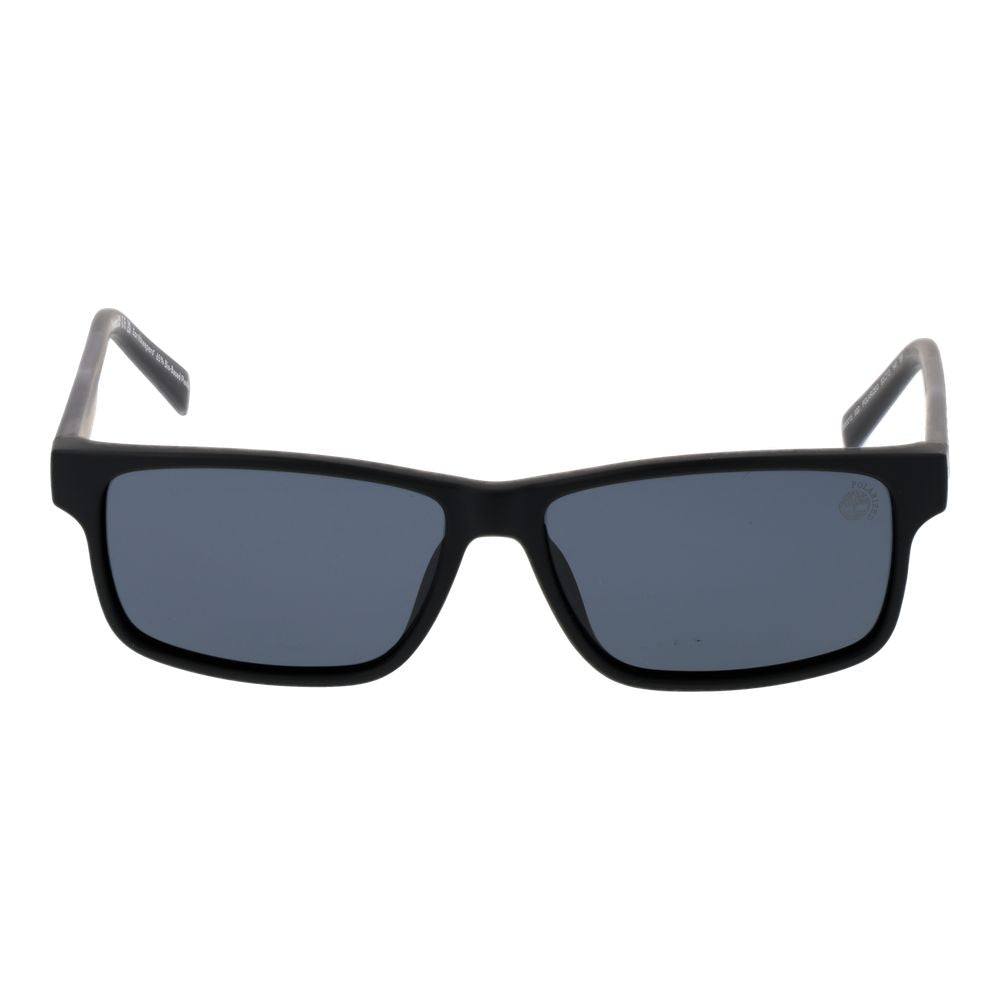 Lunettes de soleil en acier inoxydable noir Timberland - Style unisexe