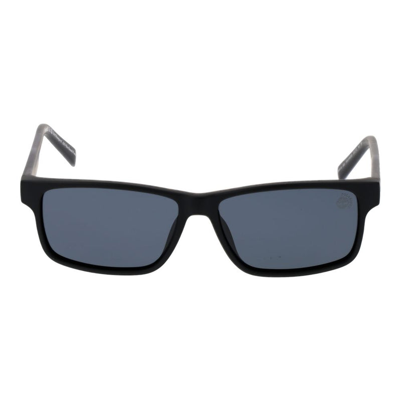 Lunettes de soleil en acier inoxydable noir Timberland - Style unisexe