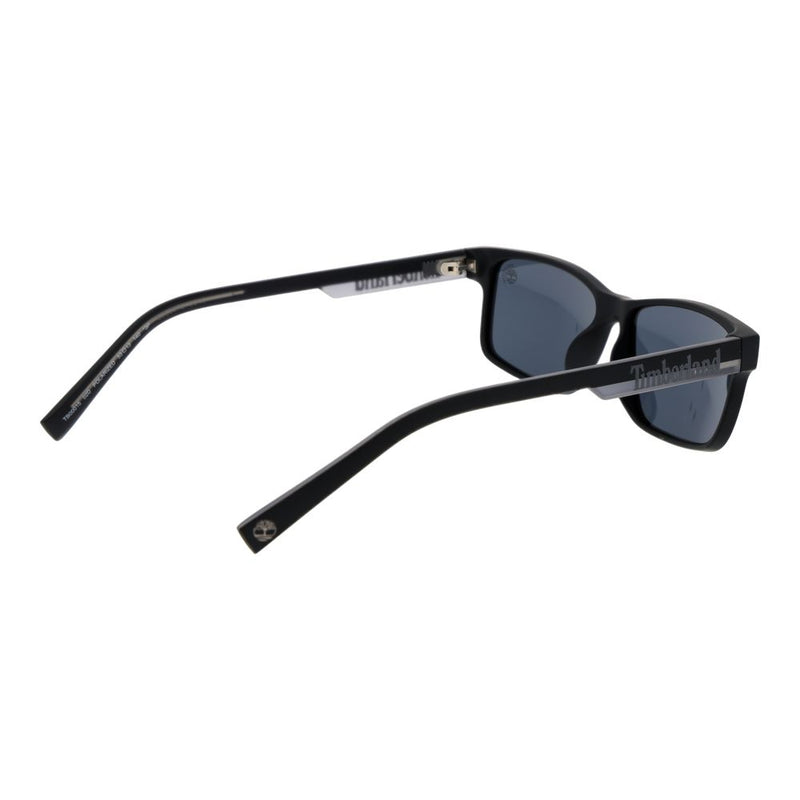 Lunettes de soleil en acier inoxydable noir Timberland - Style unisexe