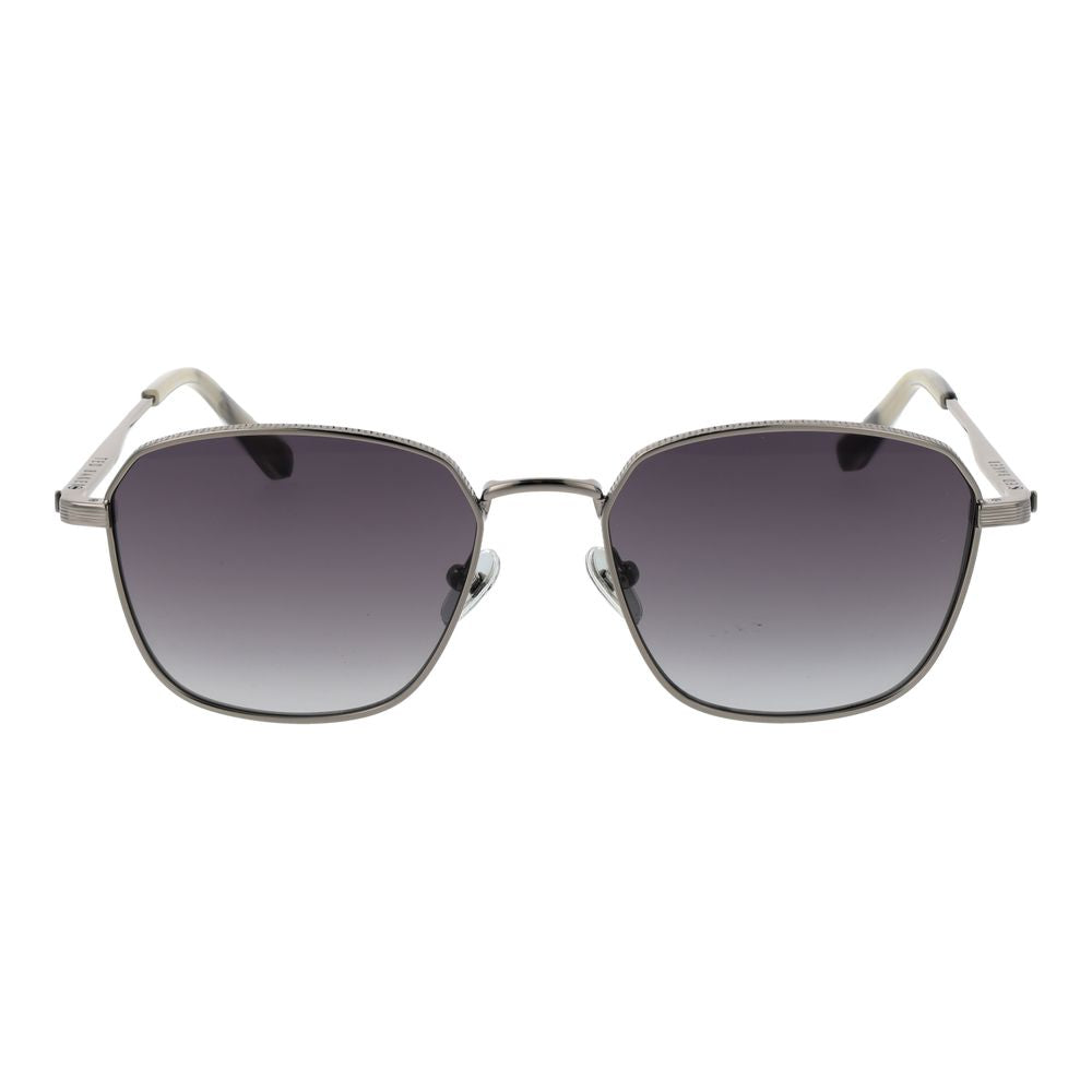 Lunettes de soleil en métal gris Ted Baker