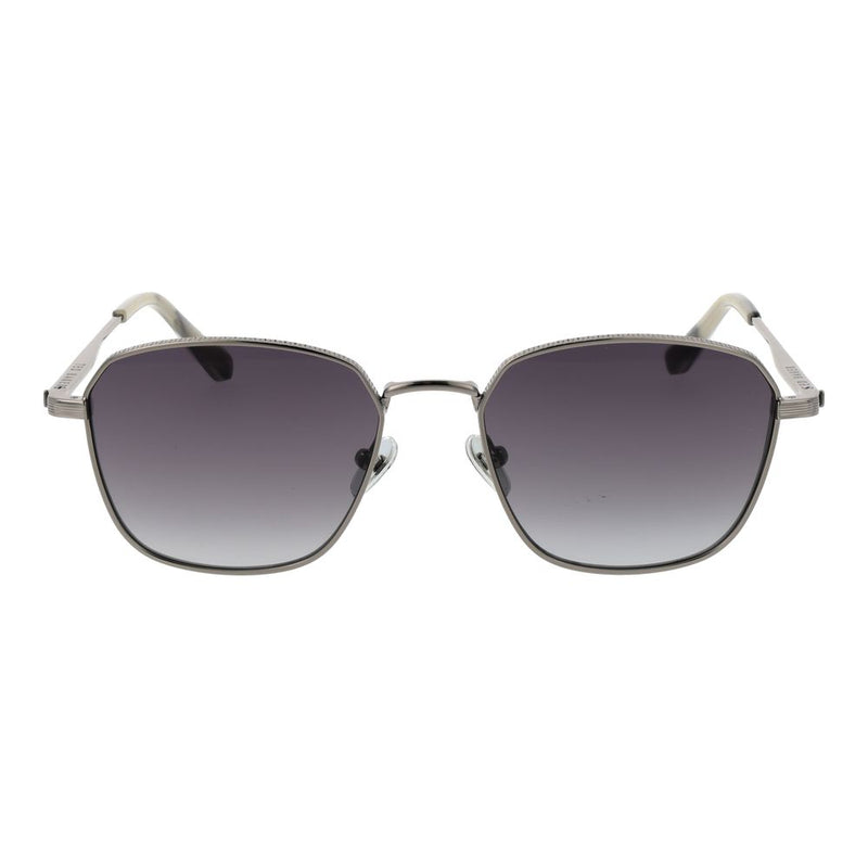 Lunettes de soleil en métal gris Ted Baker