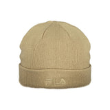 Fila Beige Acrylic Men's Cap - Sporty Elegance