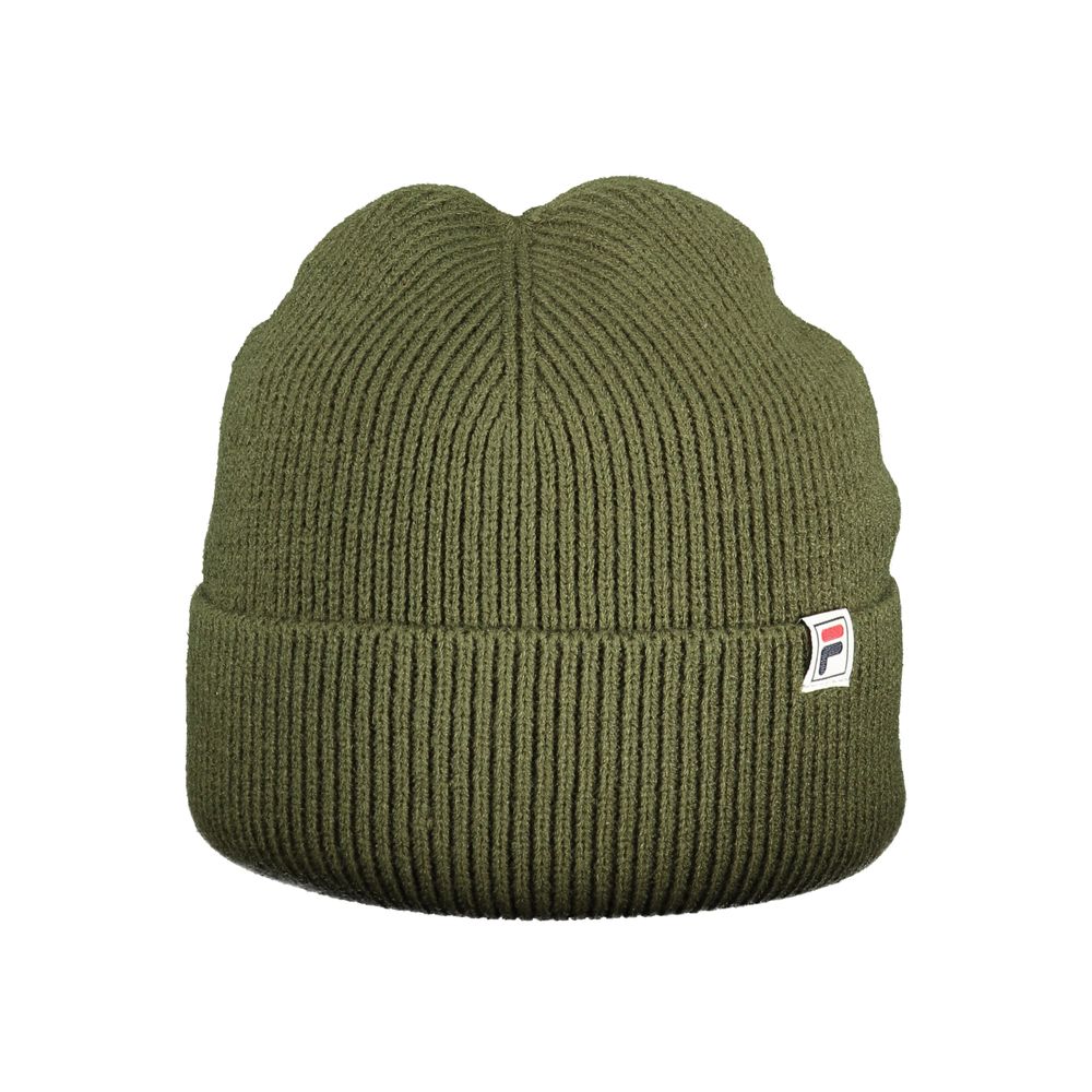 Fila Verde Polyacrylic Men's Cap - Stylish & Comfortable