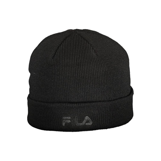 Casquette Fila noire en polyacrylique pour homme