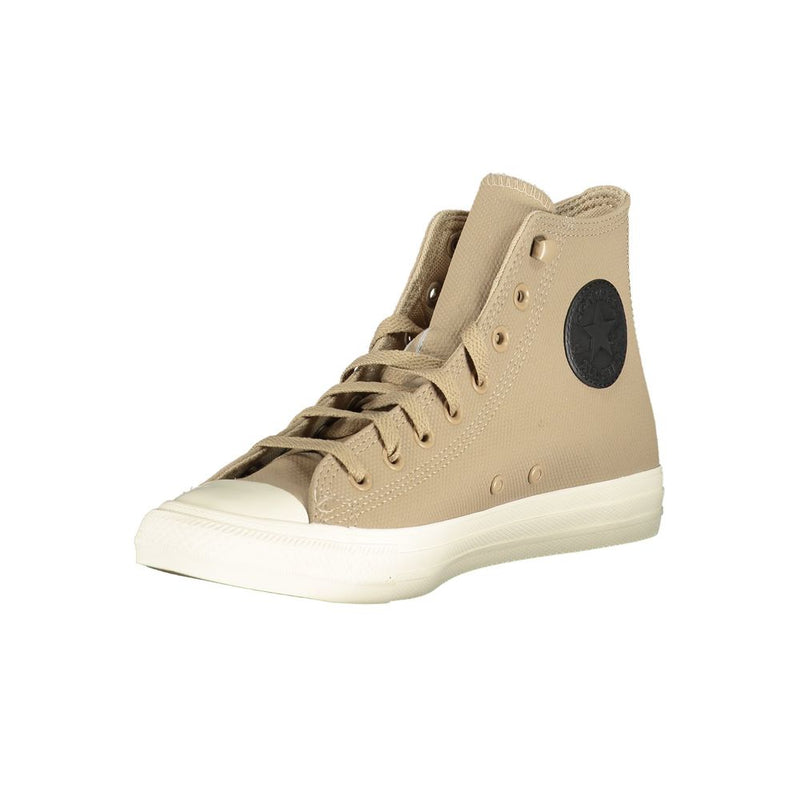 Converse Beige Leather Unisex Sneaker - Élégance intemporelle