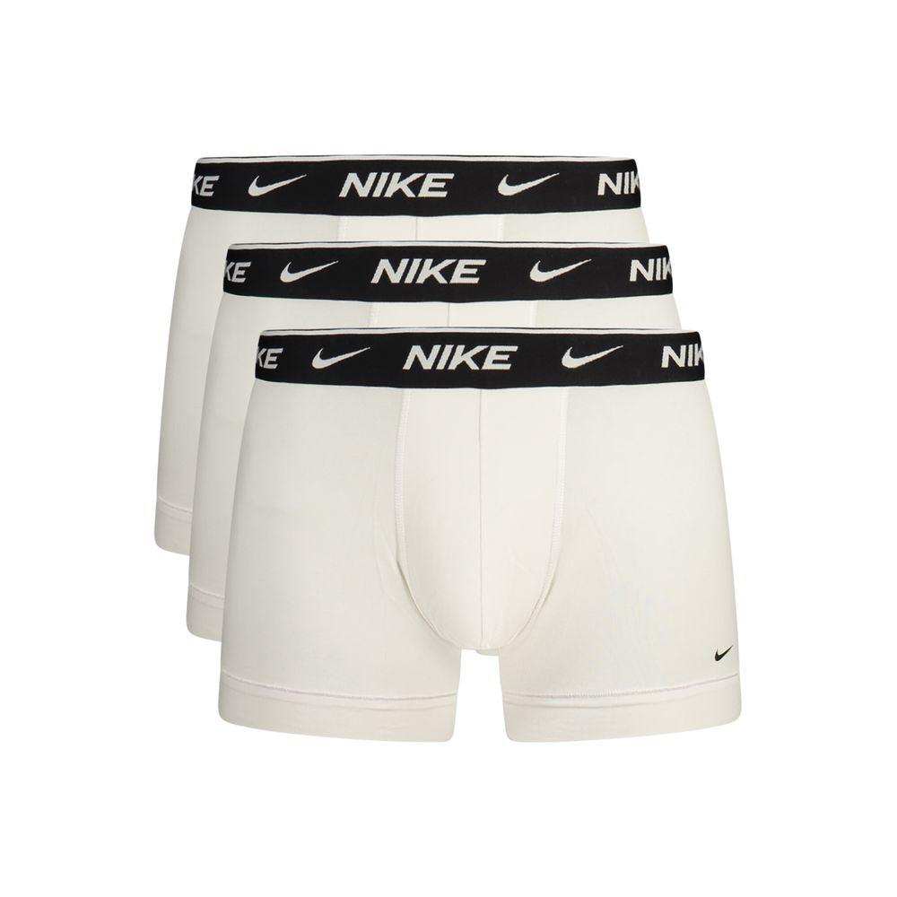 Nike White Cotton Men Boxer Short - Comfort Meets Style
