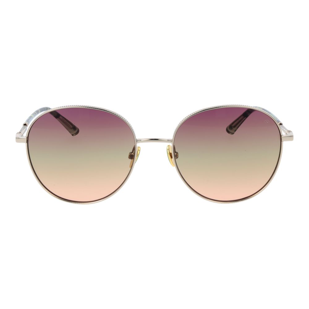 Lunettes de soleil en métal rose doré Scotch & Soda pour femmes