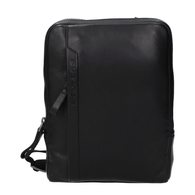 Piquadro Sac Bandoulière en Cuir Noir