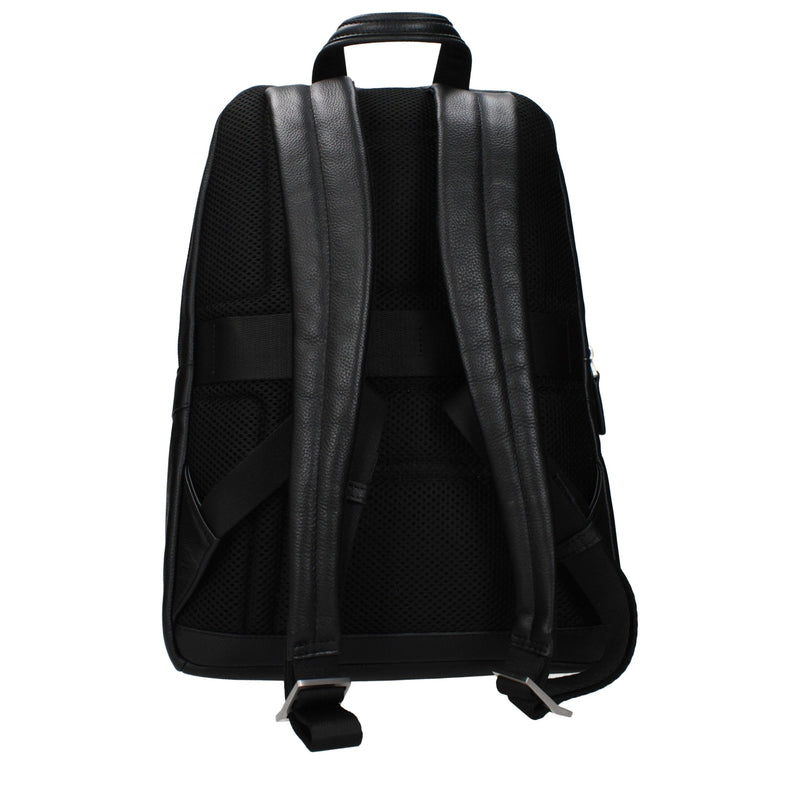 Sac à dos en cuir noir Piquadro CA3214X1N