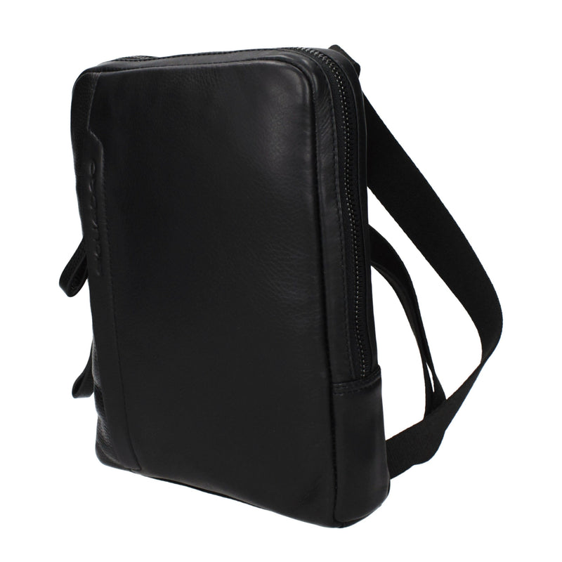 Piquadro Sac Bandoulière en Cuir Noir