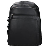 Piquadro Black Leather Backpack - Stylish & Functional